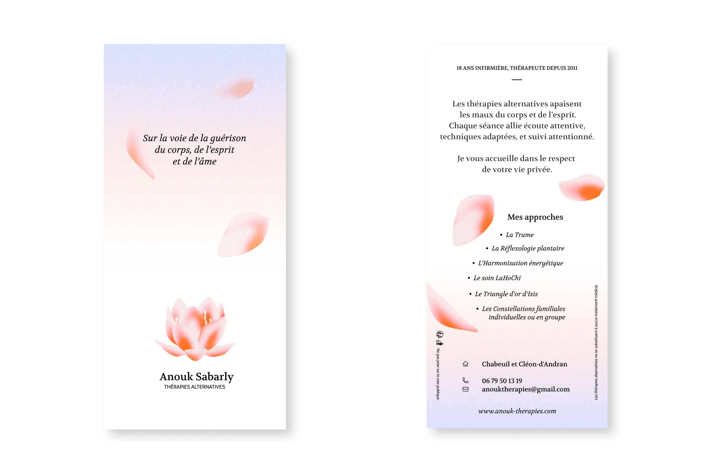 Présentation de deux cartels d'informations pour l'exposition