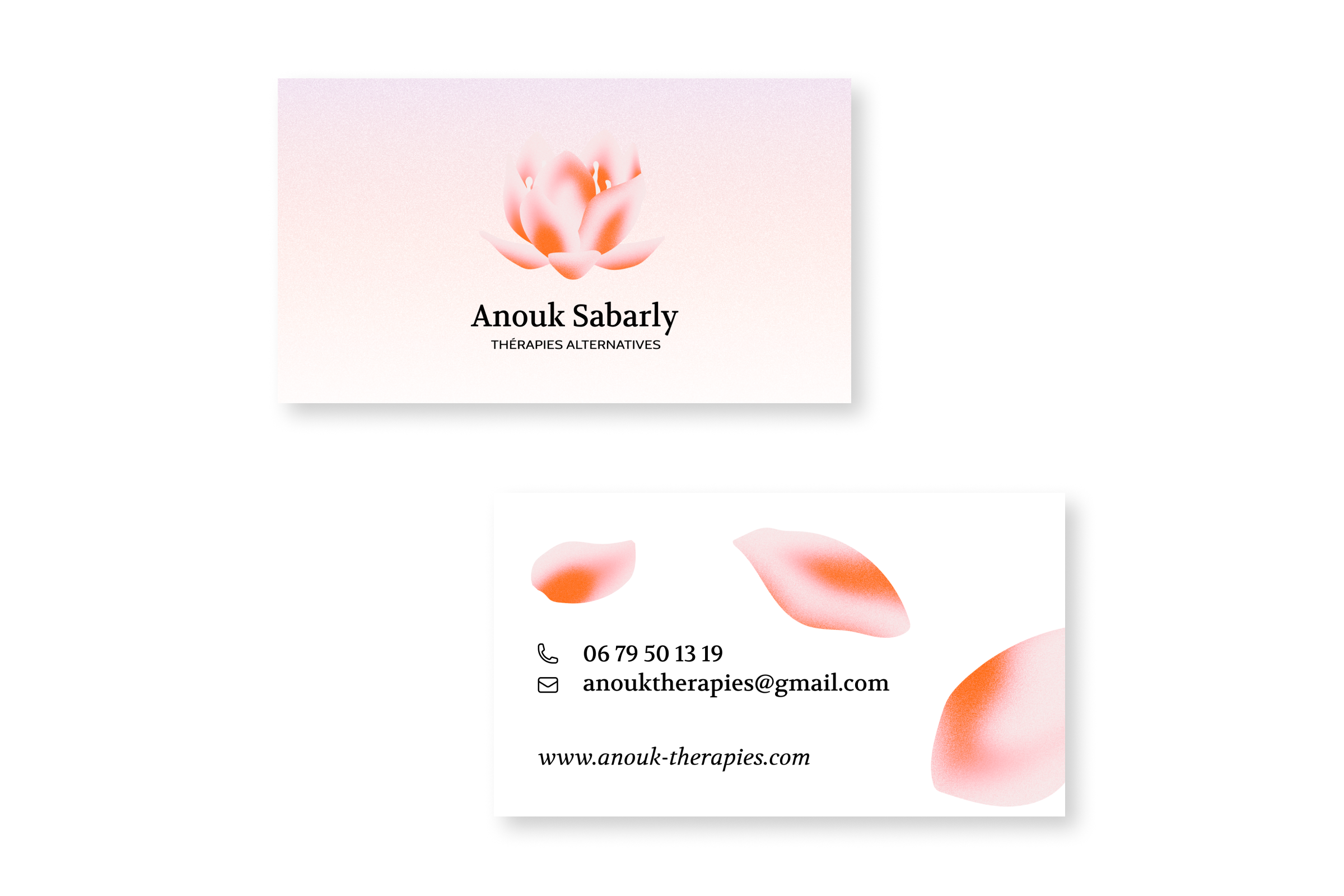 Mockup de deux cartels d'informations pour l'exposition