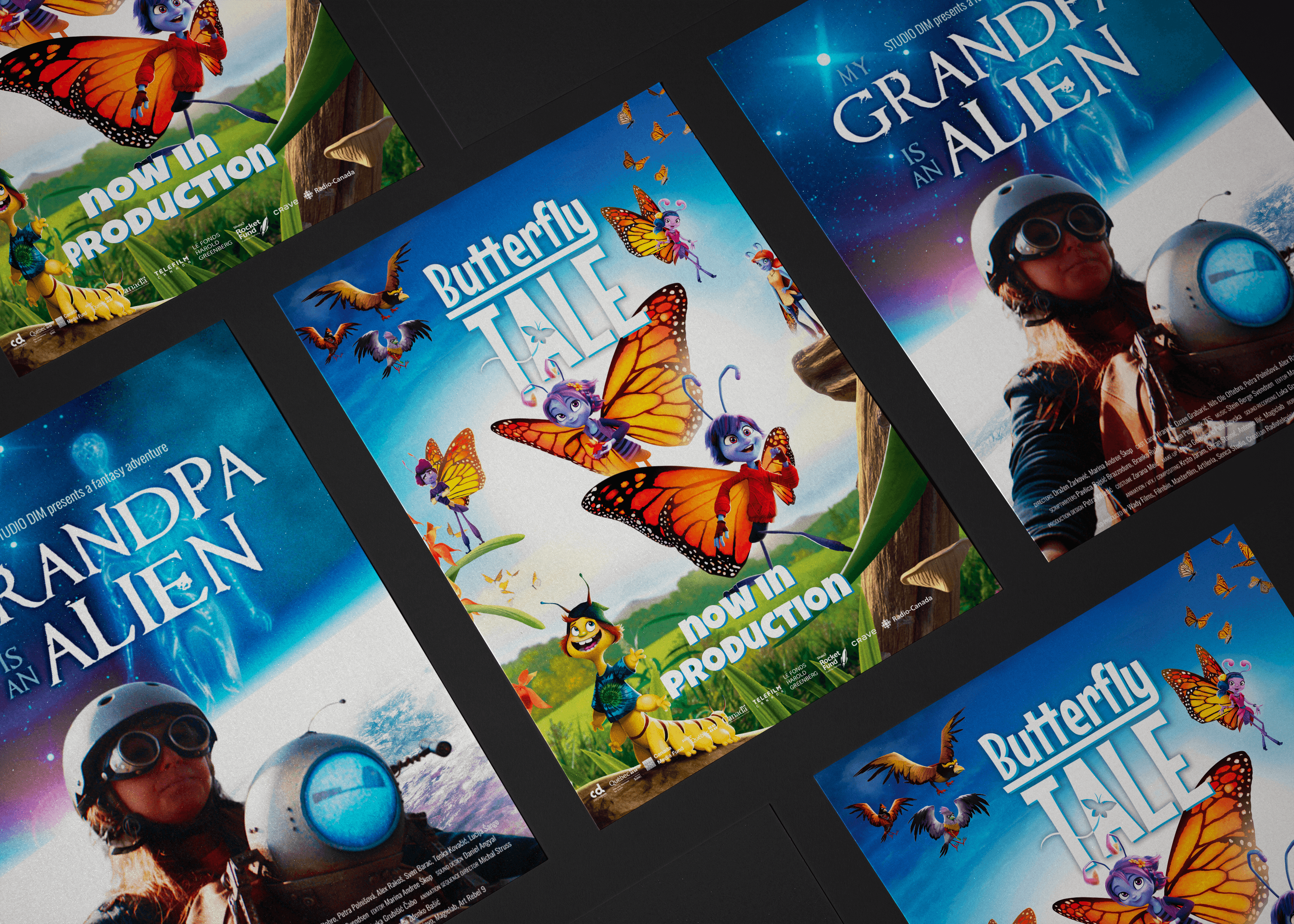 Mockup du poster pour Butterfly Tale