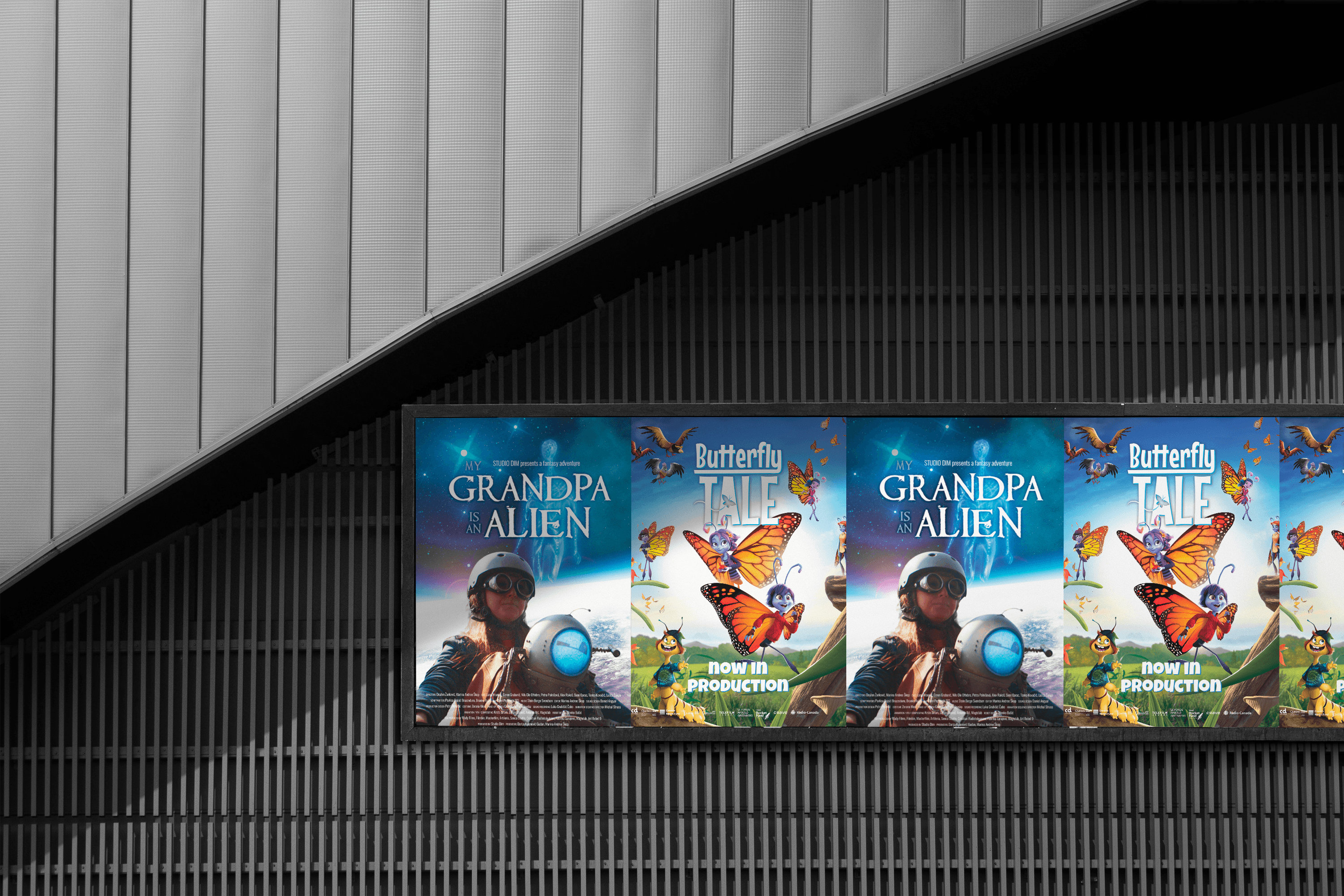 Mockup du poster pour Butterfly Tale