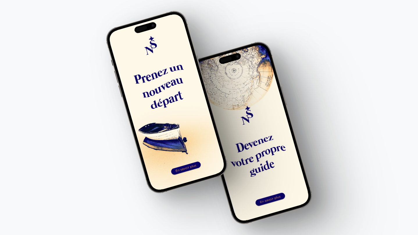 Publicité mobile pour le site web de Nicolas Sabarly